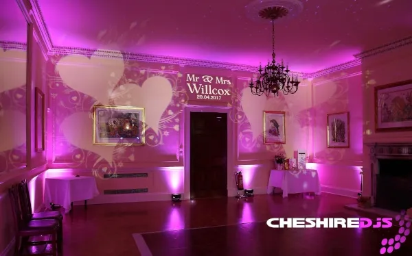 Cheshire DJ Pink Uplights